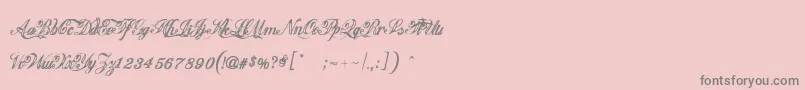 Police Justice by Dirt2 – polices grises sur fond rose