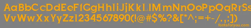 JustOldFashion Font – Orange Fonts on Gray Background