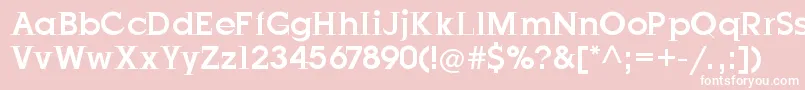 JustOldFashion Font – White Fonts on Pink Background