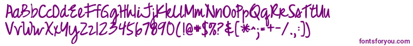 JustRealizeBold Font – Purple Fonts
