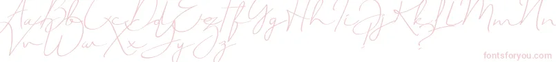 JustSignature-Schriftart – Rosa Schriften