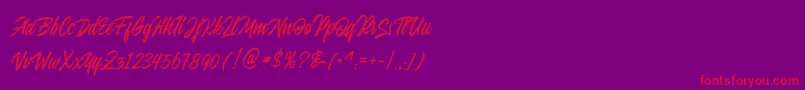 Lisätietoja JuvenileRough Rough-fontista JuvenileRough Rough-fontti – punaiset fontit violetilla taustalla