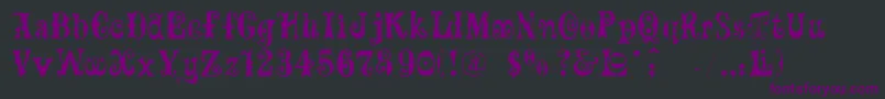 Ft82 Font – Purple Fonts on Black Background
