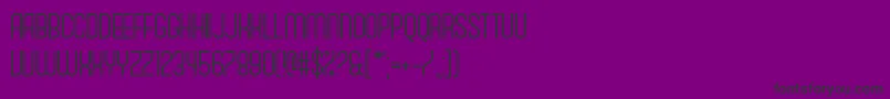 Juxtaposer Font – Black Fonts on Purple Background