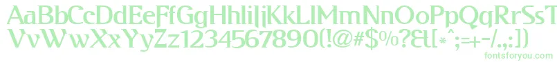 KABOG    Font – Green Fonts on White Background