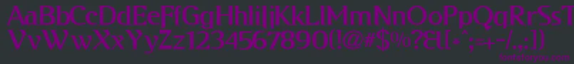 KABOG    Font – Purple Fonts on Black Background