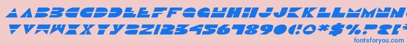 fuente DiscoDuckExpitalic – Fuentes Azules Sobre Fondo Rosa