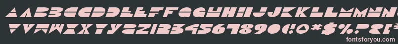 DiscoDuckExpitalic Font – Pink Fonts on Black Background