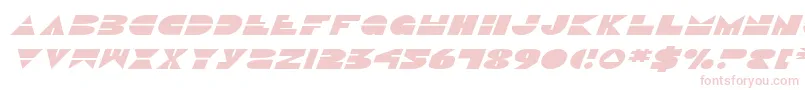 フォントDiscoDuckExpitalic – 白い背景にピンクのフォント