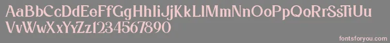 Kafina Dafont Font – Pink Fonts on Gray Background