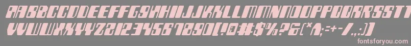 More about Zyv2i Font Zyv2i Font – Pink Fonts on Gray Background