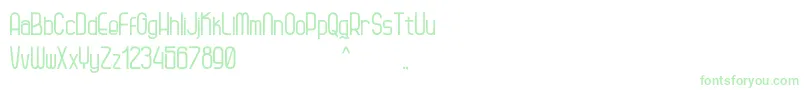 Kagura Font – Green Fonts on White Background