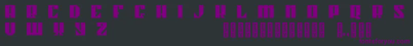 Kahnstruct Regular Font – Purple Fonts on Black Background