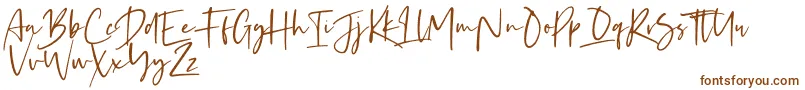 Kaileigh 2 Font – Brown Fonts on White Background