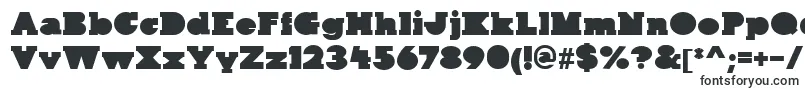 Шрифт kaine block – основные шрифты