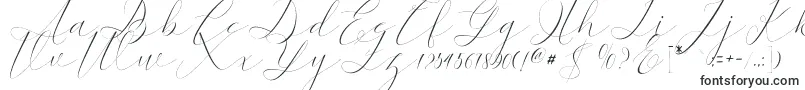 Шрифт kaitlyne – шрифты с наклоном