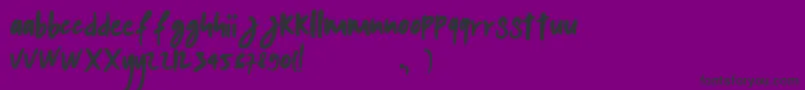 More about kalem Font kalem Font – Black Fonts on Purple Background