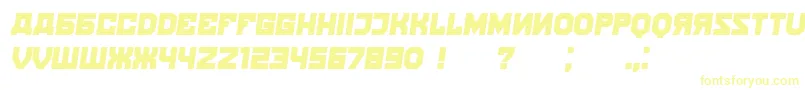 Kalinka Italic-Schriftart – Gelbe Schriften