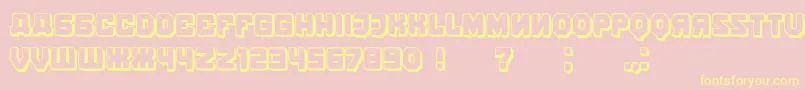 More about KalinkaDistorted3D Font KalinkaDistorted3D Font – Yellow Fonts on Pink Background