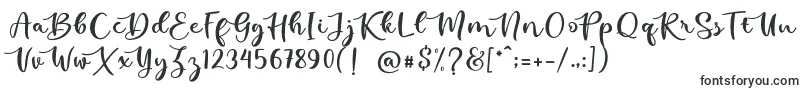 Czcionka kallithea – czcionki kaligraficzne