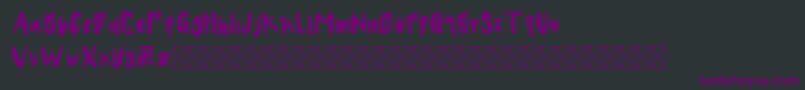 KALPA Font – Purple Fonts on Black Background