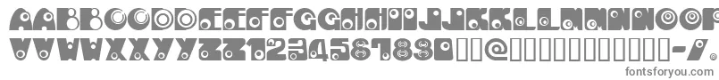 フォントKAN E    – 白い背景に灰色の文字