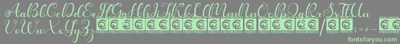 Saiba mais sobre a fonte Kanaya PersonalUse Fonte Kanaya PersonalUse – fontes verdes em um fundo cinza