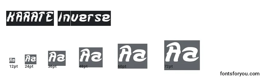 KARATE Inverse Font Sizes