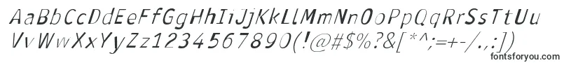 AntavianaItalic-fontti – Erikoiset fontit