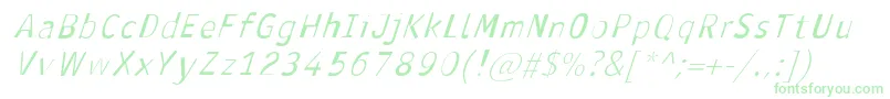 AntavianaItalic Font – Green Fonts