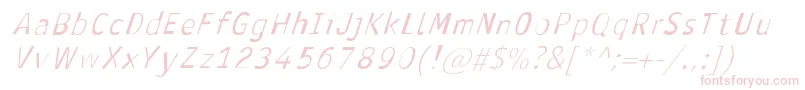 AntavianaItalic Font – Pink Fonts