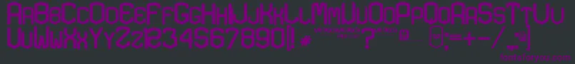 KARDON  EXTRA bold Font – Purple Fonts on Black Background