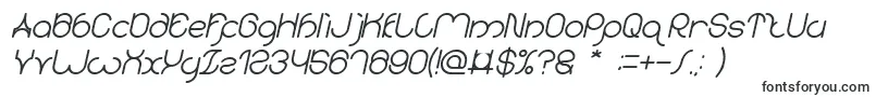 フォントkaritza Bold Italic – メニューフォント