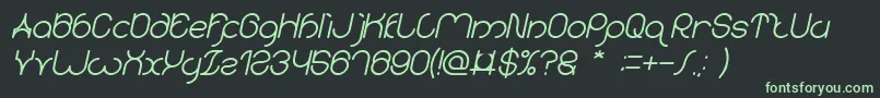En savoir plus sur la police karitza Bold Italic Police karitza Bold Italic – polices vertes sur fond noir