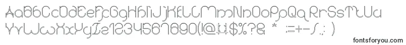 Шрифт karitza Hollow – популярные шрифты