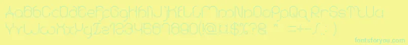 More about karitza Hollow Font karitza Hollow Font – Green Fonts on Yellow Background