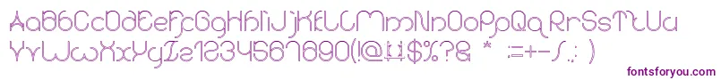 karitza Hollow Font – Purple Fonts