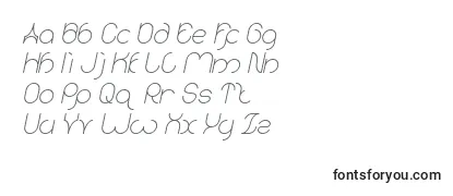 Шрифт Karitza Italic