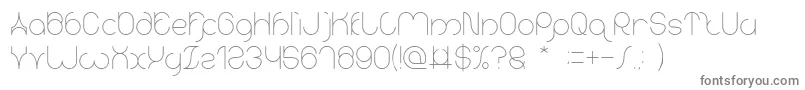 karitza Light Font – Gray Fonts