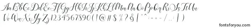 Czcionka Karliyna Script – czcionki kaligraficzne