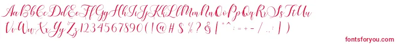 fuente Karliyna Script – Fuentes Rojas