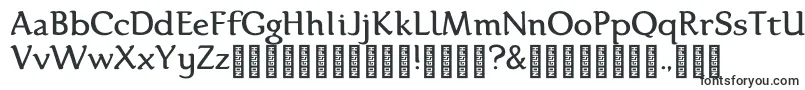 Karolina DEMO Regular-fontti – muistomerkkifontit