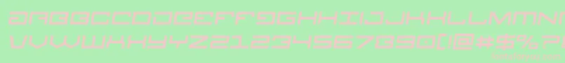 Legionsemital Font – Pink Fonts on Green Background