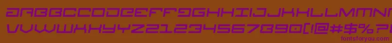 Legionsemital Font – Purple Fonts on Brown Background