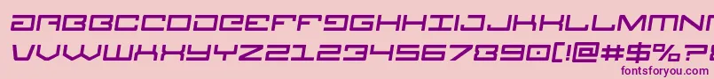 Legionsemital Font – Purple Fonts on Pink Background
