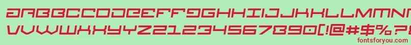 Legionsemital Font – Red Fonts on Green Background