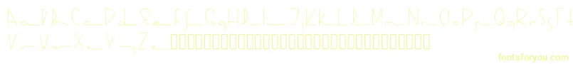 Kasparosky-Schriftart – Gelbe Schriften