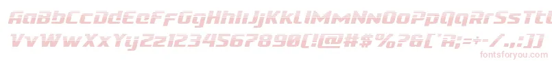 Cobaltalienhalfital Font – Pink Fonts on White Background