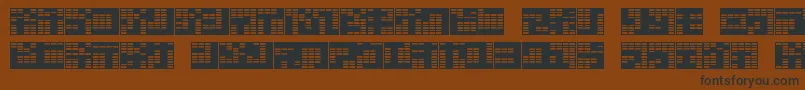 fuente katakana,block – Fuentes Negras Sobre Fondo Marrón