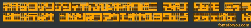 fuente katakana,block – Fuentes Naranjas Sobre Fondo Negro